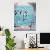 Paul Klee Twittering Machine Poster (Thuiskantoor)