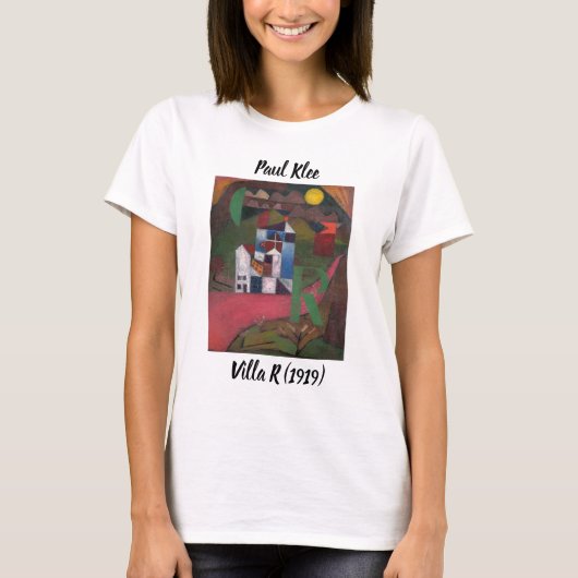 Paul Klee Villa R T-shirt Peinture Cubiste (Devant)