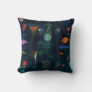 Paul Klee Vismagie Abstracte Schilderkunst Grafisc Kussen
