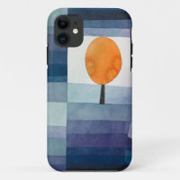 Paul Klee Voorbode van Herfst Blauwe Moderne Abstr