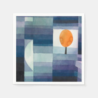 Paul Klee Voorbode van Herfst Blauwe Moderne Abstr