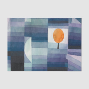 Paul Klee Voorbode van Herfst Blauwe Moderne Abstr Tissuepapier