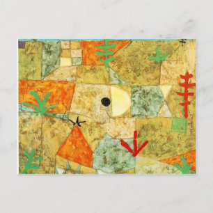 Paul Klee- Zuidelijke tuinen Briefkaart