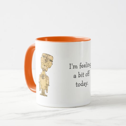 Paul Klee's Genius Funny Phrase Coffee Mug (Devant gauche)