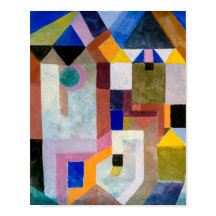 Paul Klee's 'Kleurrijke Architectuur (1917)'