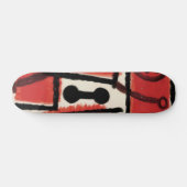 Paul Klee's Locksmith -  Abstracte kunst Skateboard (Horizontaal)
