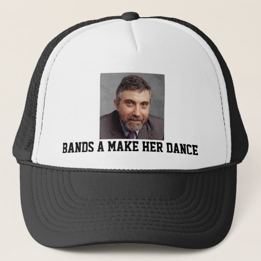 Paul Krugman Bands a make her Dance Trucker Hat Pet (Voorkant)