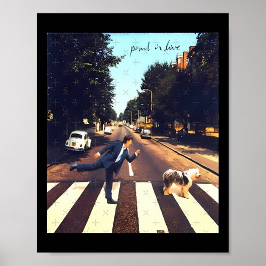 Paul McCartney Sticker 1 Poster (Voorkant)