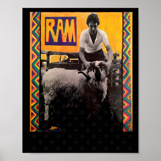 Paul McCartney Sticker 4 Poster (Voorkant)