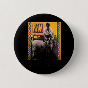 Paul McCartney Sticker 4 Ronde Button 5,7 Cm