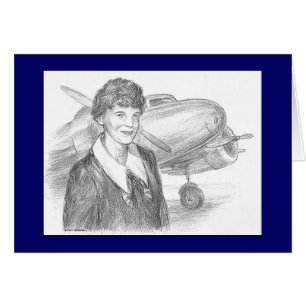 Paul McGehee "Amelia Earhart" Kaart