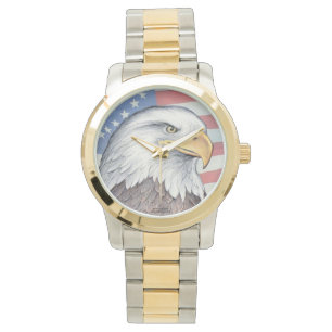 Paul McGehee "American Bald Eagle" polshorloge Horloge