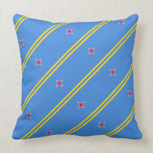 Paul McGehee "Aruba Flag" Pillow Kussen