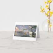 Paul McGehee "bateaux à  vapeur carte de Potomac" (Fleur jaune)