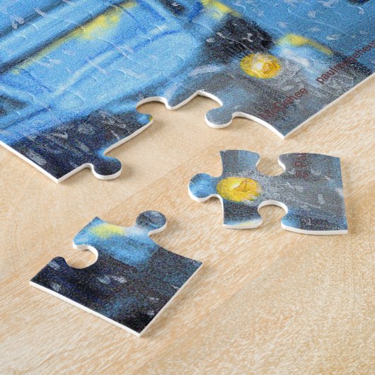 Paul McGehee "Christmas in New York" Jigsaw Puzzle (Côté)