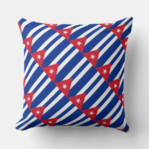 Paul McGehee Coussin du "drapeau cubain"