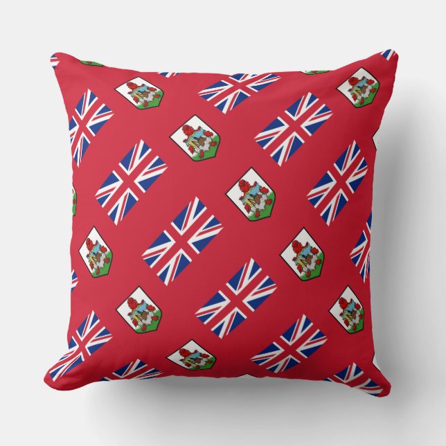 Paul McGehee Coussin du "drapeau des Bermudes" (Recto)