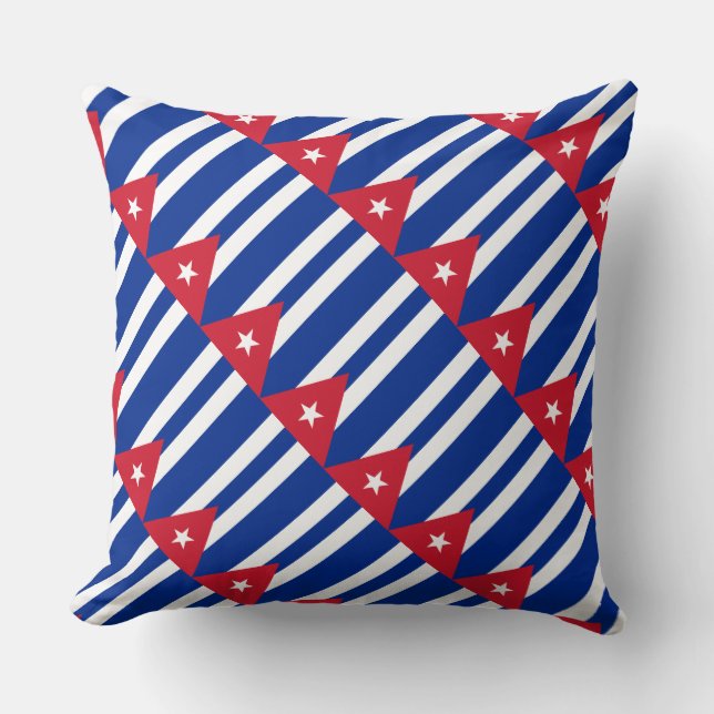 Paul McGehee "Cuban Flag" Kussen (Voorkant)