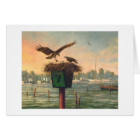 Paul McGehee "dimanche matin" carte (Devant Horizontal)