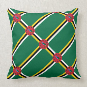 Paul McGehee "Dominica Flag" Pillow Kussen