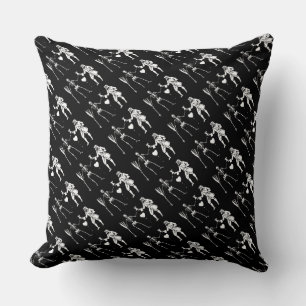 Paul McGehee "Drapeau de Black Bart" Coussin pirat