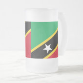 Paul McGehee "Drapeau St. Kitts & Nevis" Beer Mug (Devant droit)