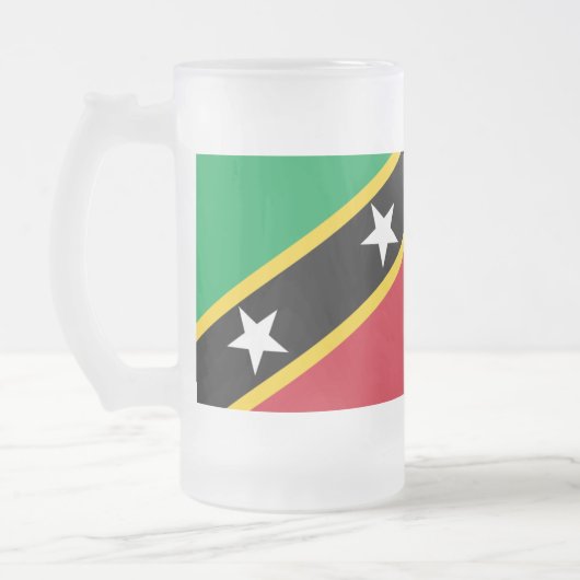 Paul McGehee "Drapeau St. Kitts & Nevis" Beer Mug (Gauche)