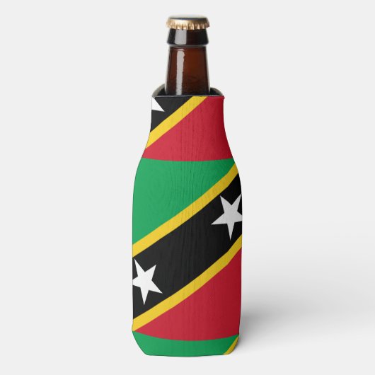 Paul McGehee "Drapeau St.Kitts & Nevis" Glacière d (Bottle Devant)