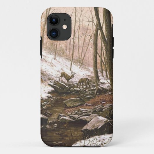 Paul McGehee "Eerste Sneeuw" iPhone Case (Achterkant)