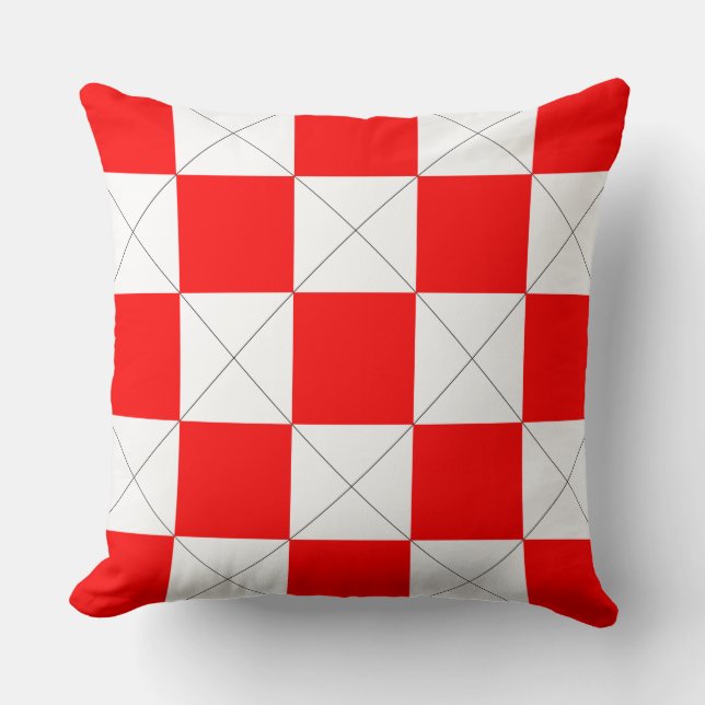 Paul McGehee "F - Foxtrot" Coussin du pavillon mar (Recto)