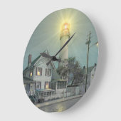 Paul McGehee "Fenwick Island Lighthouse" Clock Grote Klok (Hoek)