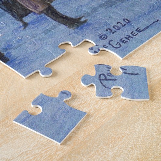 Paul McGehee "Georgetown Snowfall" Jigsaw Puzzle (Côté)