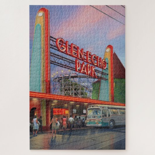 Paul McGehee "Glen Echo Nights" Legpuzzel (Verticaal)