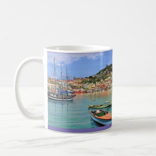 Paul McGehee "Grenade - Port de Saint-Georges" Mug (Gauche)