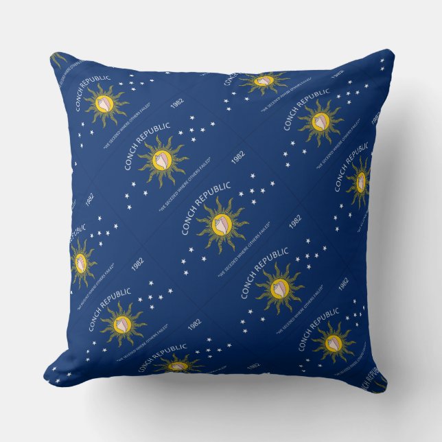 Paul McGehee "Key West Flag" Pillow Kussen (Voorkant)