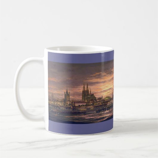 Paul McGehee Mug "Cologne sur le Rhin" (Gauche)