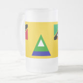 Paul McGehee "Nevis Flag" Beer Mug (Devant gauche)