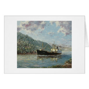 Paul McGehee Norwegian Freighter "Hornelen" Card