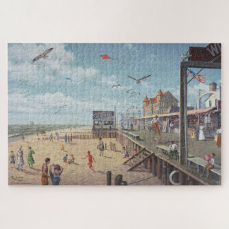 Paul McGehee "Ocean City Boardwalk" Jigsaw Puzzel