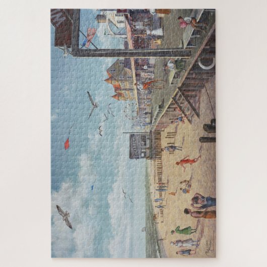 Paul McGehee "Ocean City Boardwalk" Jigsaw Puzzle (Vertical)