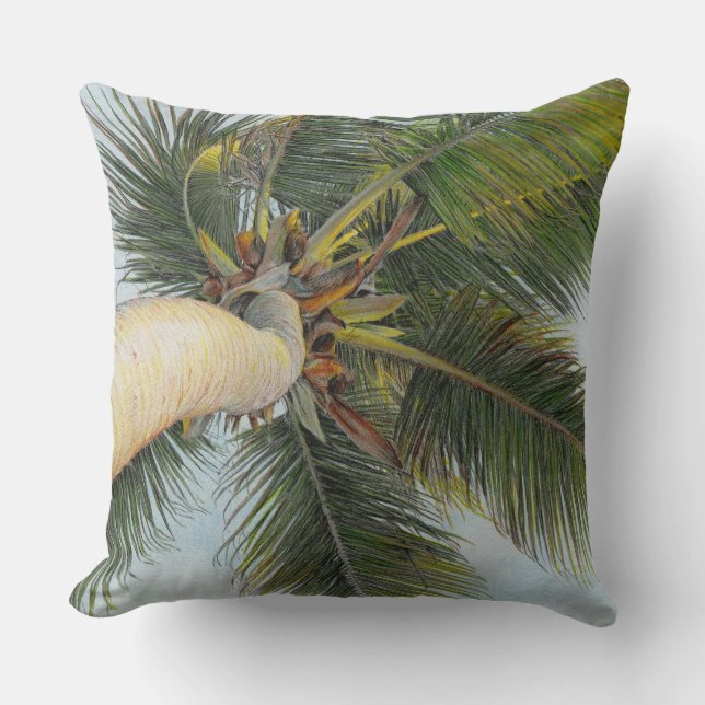 Paul McGehee "Palm Tree" Pillow Kussen (Voorkant)