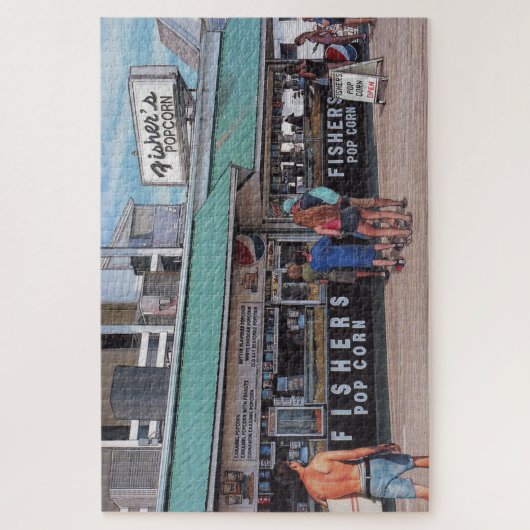 Paul McGehee "Popcorn Stand" Jigsaw Puzzle Legpuzzel (Verticaal)