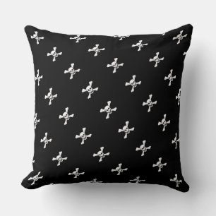 Paul McGehee "Skull & Crossbones" Pirate Pillow Kussen