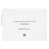 Paul McGehee "St Johns" op de Kaart van de Potomac (Achterkant Horizontaal)