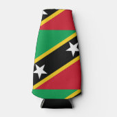 Paul McGehee "St.Kitts & Nevis Flag" fles koeler (Voorkant)