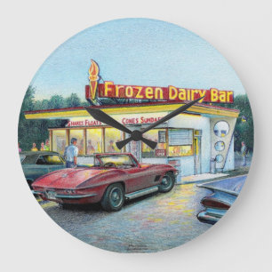 Paul McGehee "Summer Nights"-klok Grote Klok