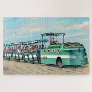 Paul McGehee "The Boardwalk Train" Jigzaag Puzzle Legpuzzel