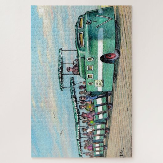 Paul McGehee "The Boardwalk Train" Jigzaag Puzzle Legpuzzel (Verticaal)