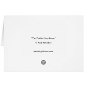 Paul McGehee "The Fairfax Courthouse"-kaart (Achterkant Horizontaal)