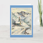 Paul McGehee "Zallinger Chapel" Kerst Kaart (Voorkant)